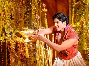 Adi Roy plays Aladdin in the North American Tour of Aladdin.