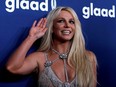 Singer Britney Spears poses at the 29th Annual GLAAD Media Awards in Beverly Hills in 2018.