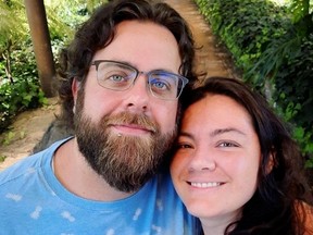 Zane Jones was driving in Texas when his wife, Paola Nunez Linares, was fatally shot in a road-rage incident Monday.