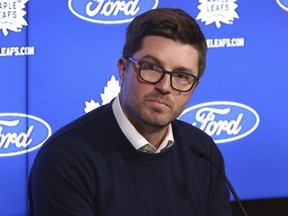 Former Toronto Maple Leafs general manager Kyle Dubas.