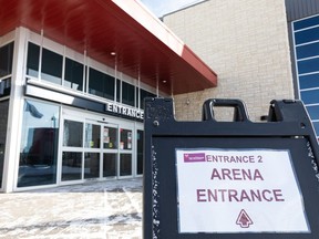 The Terwillegar Community Recreation Centre in Edmonton on Feb. 11, 2021.