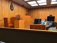 A file photo of the inside of an Edmonton Court of King's Bench courtroom. A judge has ordered a new trial in a 34-year-old sexual assault case over legal errors on the part of a lower court judge.
