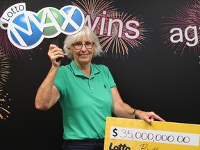 Ruth Bowes is the winner of the $35 million Lotto MAX prize from the Tuesday, July 25 draw, the corporation said on Friday, Aug. 18, 2023. Bowes shared the $70 million jackpot from that day with one other ticket sold in British Columbia.