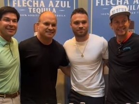Tie Domi with Mark Wahlberg - September 11, 2018 