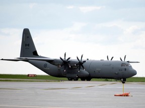 The tactical airlifter, used for a wide range of missions, including troop transport, tactical airlift and aircrew training is conducting trials concerning potential future use of the CFB Edmonton Runway, said a Royal Canadian Air Force (RCAF) public service announcement.