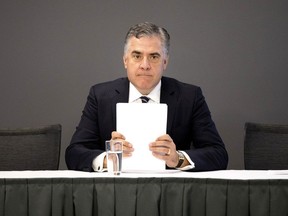 Former Rogers CEO Joe Natale attends the company's AGM in Toronto on Thursday, April 18, 2019.