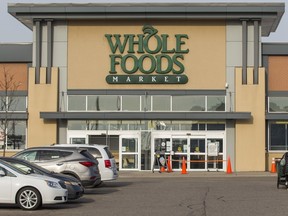 Whole Foods Market in Square One in Mississauga on Friday, November 6, 2020.