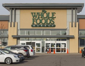 Whole Foods Market in Square One in Mississauga on Friday, November 6, 2020.