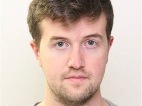Nicholas Baglole-Gaudet was in the Court of King's Bench Tuesday for a sentencing hearing on charges of making and possessing child porn. He will learn his sentence next month.