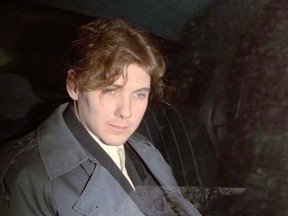 The Correctional Service of Canada stopped serial rapist and murderer Paul Bernardo from having his lawyer make a statement to the media as controversy swirled around his transfer to a medium-security prison, newly released documents show. Bernardo sits in the back of a police cruiser as he leaves a hearing in St. Catharines, Ont., in this file photo.