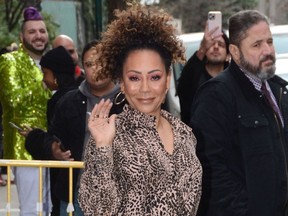 Mel B is seen on January 20, 2023 in New York City - Getty