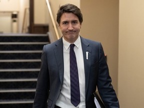 Prime Minister Justin Trudeau makes his way to Question Period, Wednesday, December 6, 2023, in Ottawa.