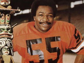 Copy of B.C. Lions magazine with Carl Weathers, BC Lions 1971 - 73.