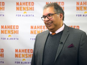 Former Calgary mayor Naheed Nenshi has thrown his hat into the NDP Leadership race. Photo taken in Calgary on Monday, March 11, 2024.