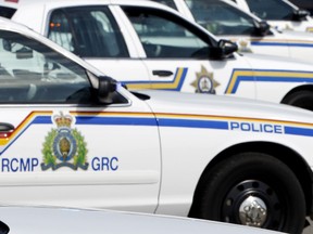 Alberta RCMP, Sheriffs cruisers parked next to each other