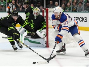 Connor McDavid of the Edmonton Oilers will be seeing a lot of Dallas Stars defenceman Miro Heiskanen in the 2024 NHL Western Conference final.