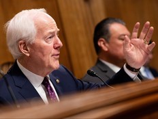 Sen. John Cornyn, R-Texas, speaks during a Senate Judiciary Border Security and Immigration Subcommittee hearing to examine fraud in Minnesota on Capitol Hill in Washington, Tuesday, Feb. 10, 2026.