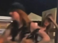 Video allegedly shows Kaitlyn Tracey slapping teen girl on the Jersey Shore boardwalk.