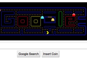 Google Doodle Pacman - Pacman 30th Anniversary