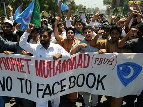 Pakistan Facebook Protest