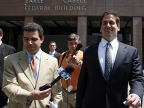 Mark Cuban, right. Photo: Jessica Rinaldi/Reuters