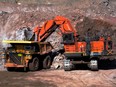 A truck and shovel at Quadra's Carlota mine in east-central Arizona