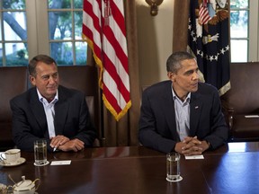 Barack Obama and John Boehner