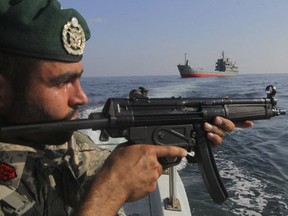 Iran has threatened to cut off the Strait of Hormuz.