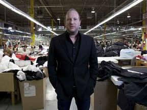 Canada Goose chief executive Dani Reiss at the company's Toronto factory: "There is a lot of scarcity. It's a hard to find our product. … And (that creates) a little bit of magic, which is why we continue to do so well."
