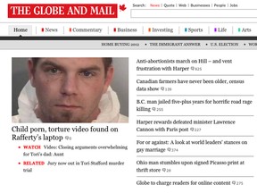 Screen grab/Globeandmail.com