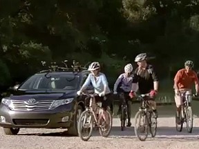 Toyota Venza commercial/Frame grab