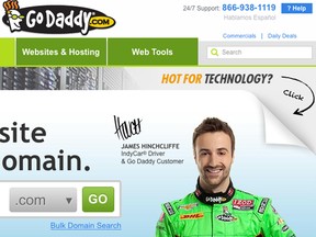 GoDaddy.com/Screengrab