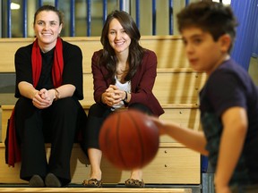 Julia Rivard, left, and Leah Skerry, co-founders of Pursu.it, would like to form an alliance between their not-for-profit website and a large telecommunication company or bank with a well-funded marketing wing. Their goal is to get as many dollars as they can into athletes' pockets.