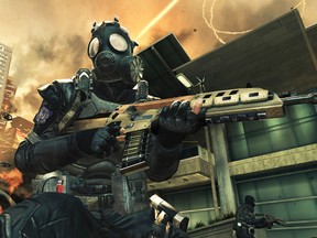 This video game image released by Activision shows a scene from "Call of Duty: Black Ops II."