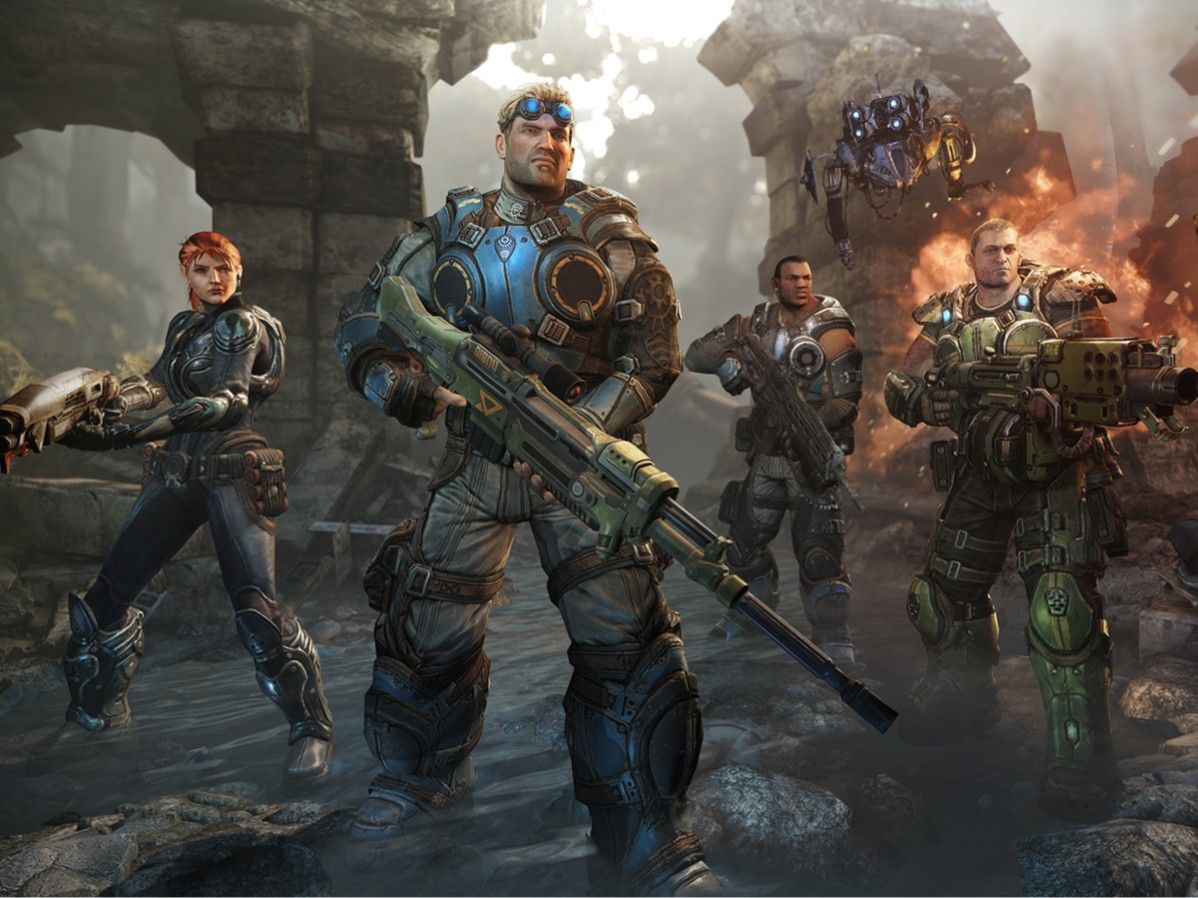 Gears of war judgement has 3 player local coop. And its a lot more