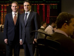 BMO advised on the Ivanplats IPO. From left, Peter J. Miller, managing director, Head of Equity Capital Markets-Canada and Egizio Bianchini, vice-chair, Global Co-Head Metals & Mining, Investment & Corporate Banking.