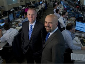 Bought financing deals are a trend in Canada, according to Scott Smith, left, and Daniel J. Nowlan, managing directors and co-heads of Equity Capital Markets at CIBC.