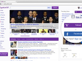 Screen grab/Yahoo