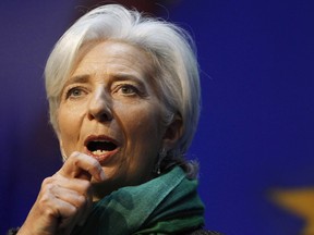 IMF Managing Director Christine Lagarde. The IMF said in its first ever formal study of the EU financial sector as a whole that the bloc had made significant progress but more was needed because financial stability remains fragile.