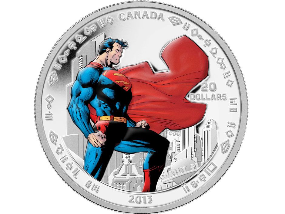 Canada unveils Superman collector coins to celebrate 75th anniversary ...