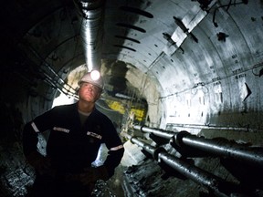 Douglas McIlveen, chief geologist at Cameco Corp.'s Cigar Lake uranium mine