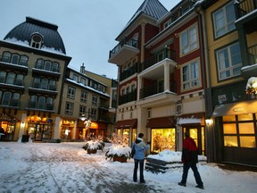 The Village at Blue Mountain ski resort near Collingwood.