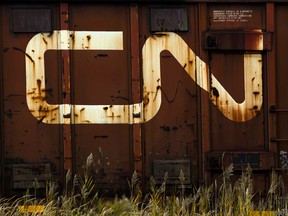 The CN Rail logo