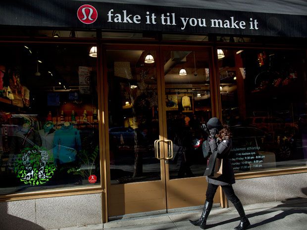 Lululemon athletica storefront store hi-res stock photography and