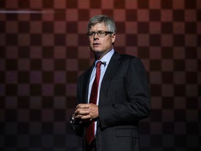 Qualcomm's CEO Steve Mollenkopf speaks at an event