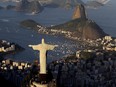 The statue of Christ the Redeemer in Rio de Janeiro, Brazil.