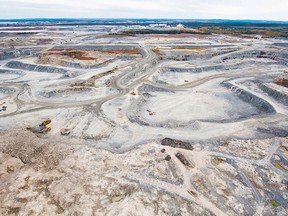 Handout photo showing mining operations at Osisko's Canadian Malartic in Quebec. Handout/Osisko Mining Corp.