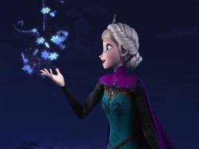 An image from the Walt Disney animated blockbuster Frozen
