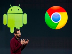 Google's Sundar Pichai speaks about Chrome and Android.