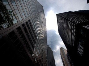 Toronto's financial district.